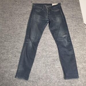 rag & bone Jeans Mens 30 Blue Standard Issue Fit 1 Skinny Leg‎ Button Fly Denim